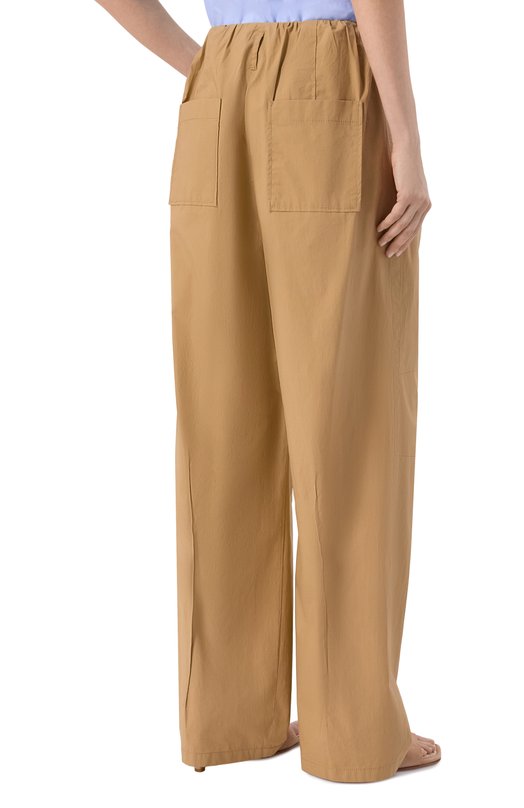 Хлопковые брюки Dorothee Schumacher 448213 Бежевый  448213 Фото 4