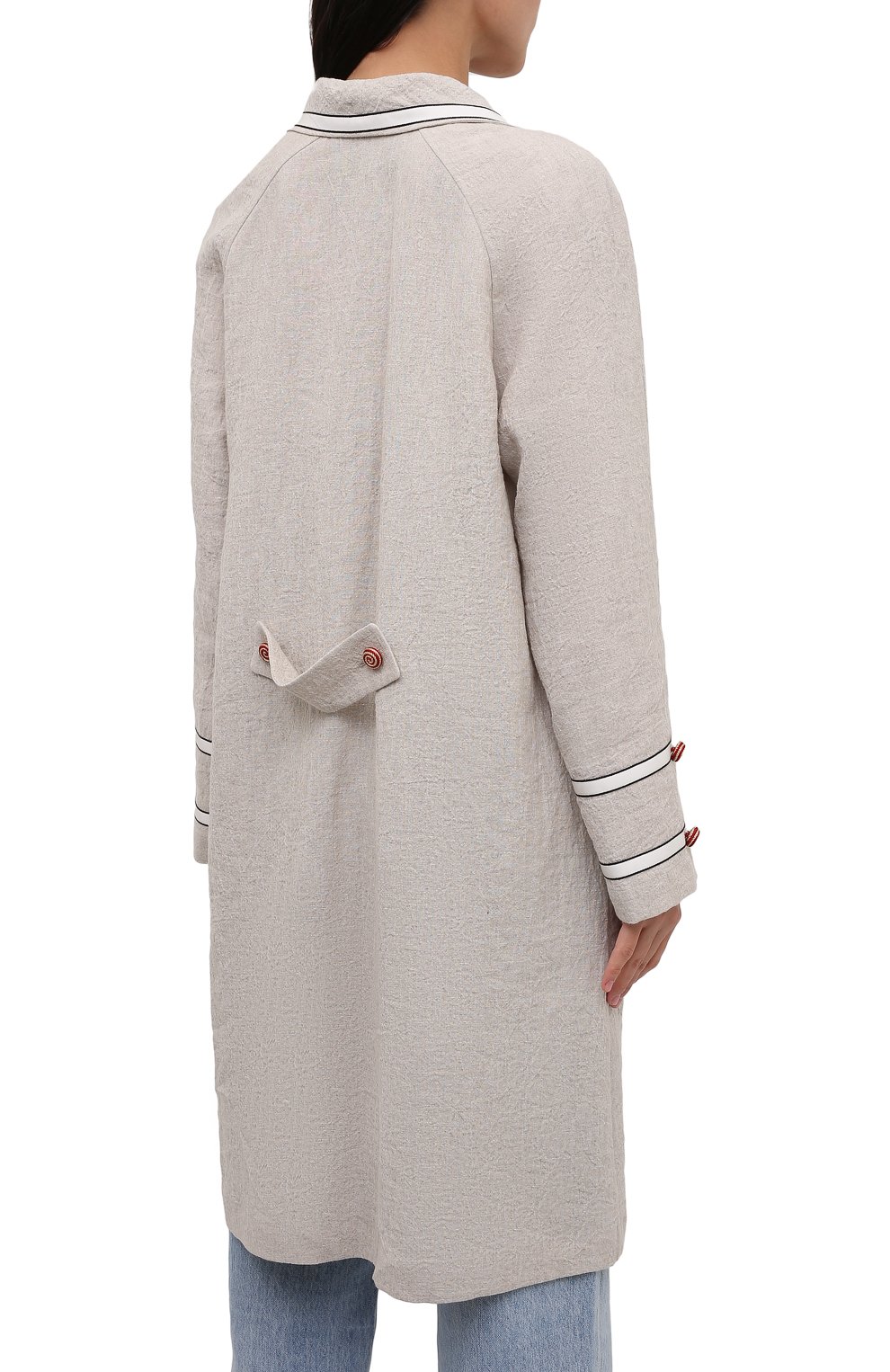 Льняное пальто GIORGIO ARMANI, арт. 1SH0L060/T022Q, фото 4