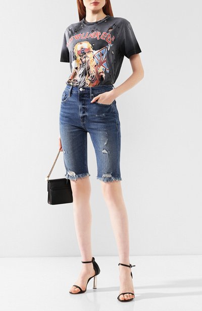 Джинсовые шорты FRAME DENIM, арт. LVBRB439, фото 2