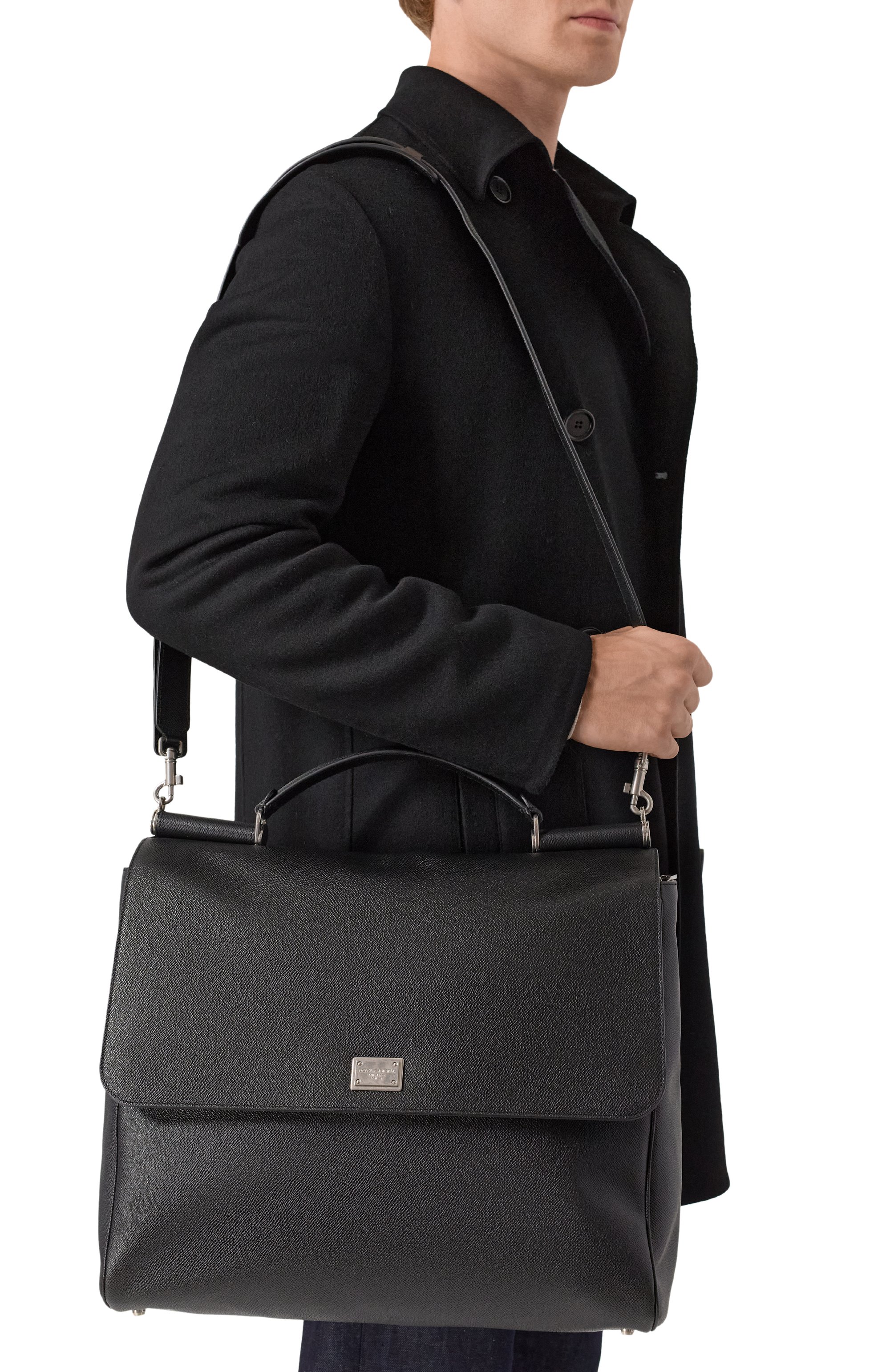 Сумка sicily DOLCE & GABBANA черного цвета по цене 433000 руб., арт. BM2447/BG065, фото 2 Сумка sicily DOLCE & GABBANA, арт. BM2447/BG065, фото 2