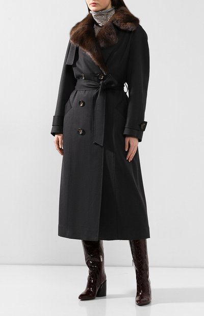 Пальто с меховой подкладкой COLOR TEMPERATURE, арт. 351, фото 2