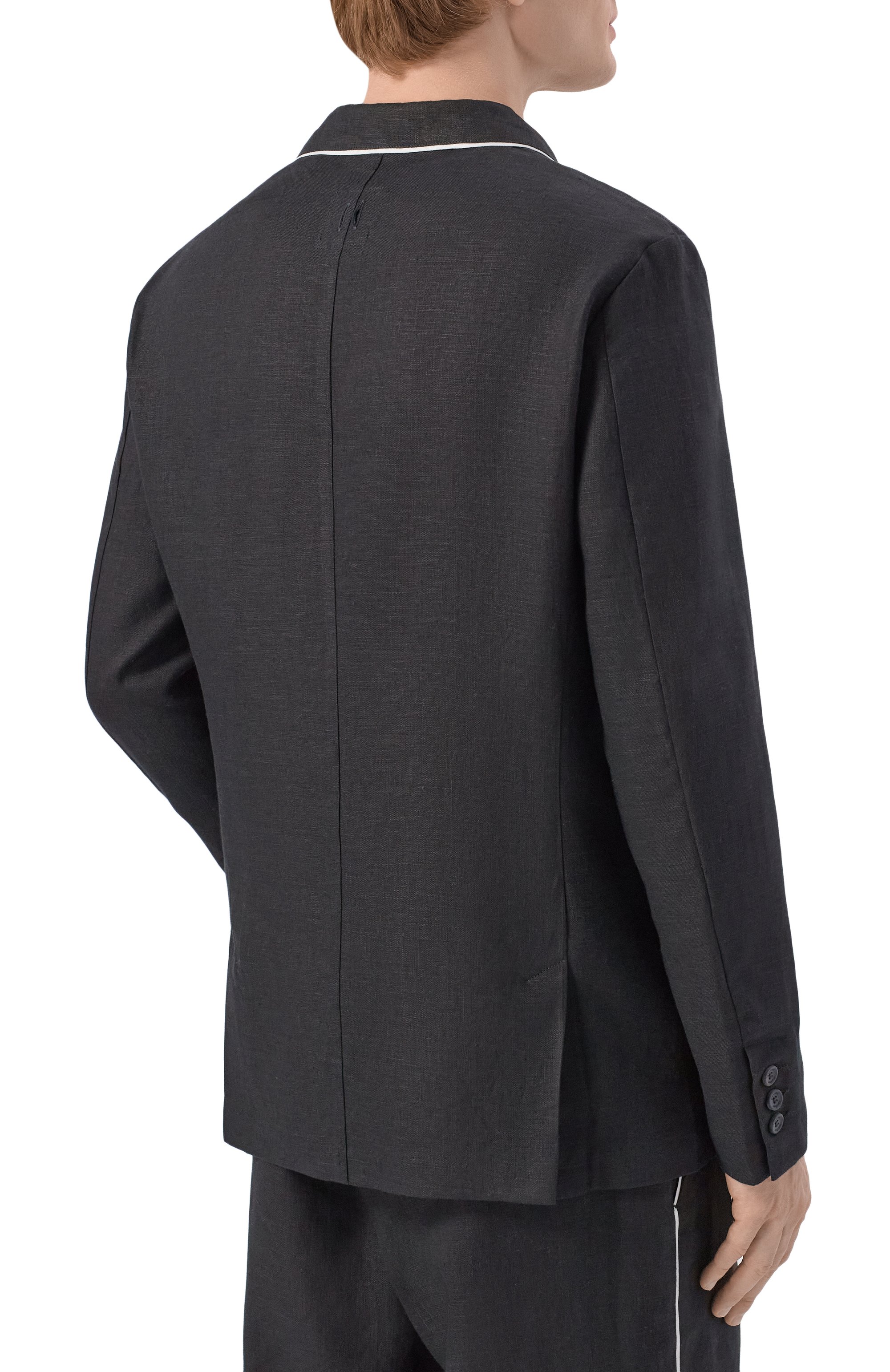 Льняной пиджак HANNES ROETHER, арт. LED32GER.602, фото 4