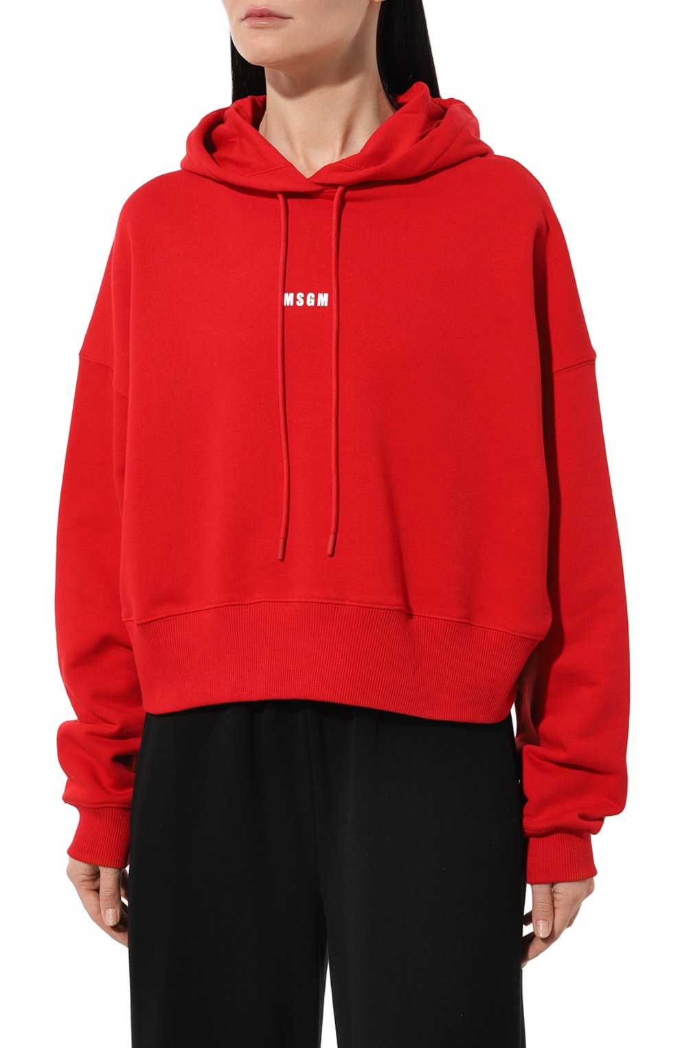 Хлопковое худи MSGM, арт. 3541MDM509/237799, фото 3