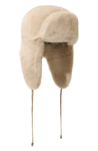 Женская меховая шапка-ушанка из норки VICTORIA KUSENKOVA, арт. 099600012094