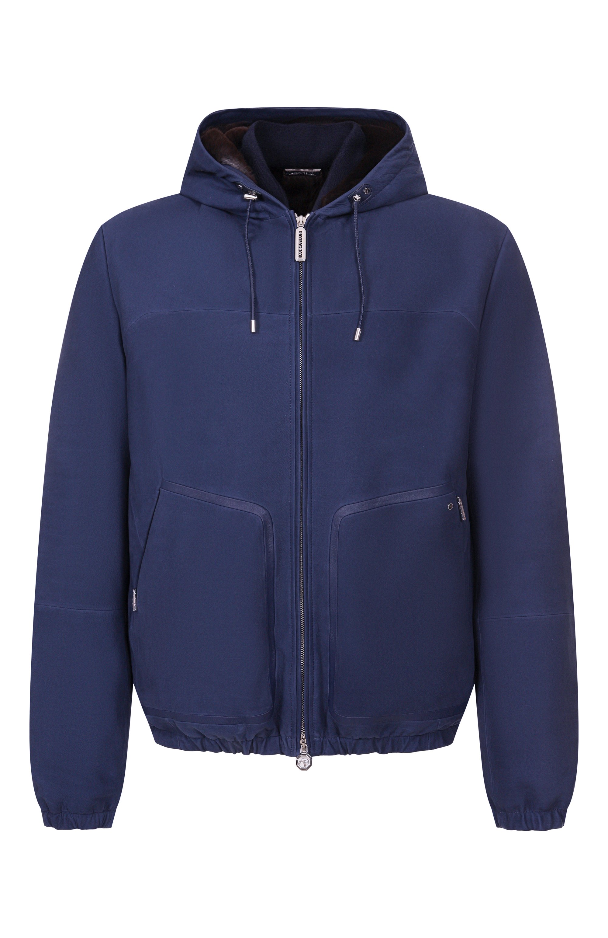 Кожаный бомбер с подкладкой из кролика STEFANO RICCI, арт. M7J5300500/MK0TG, фото 1