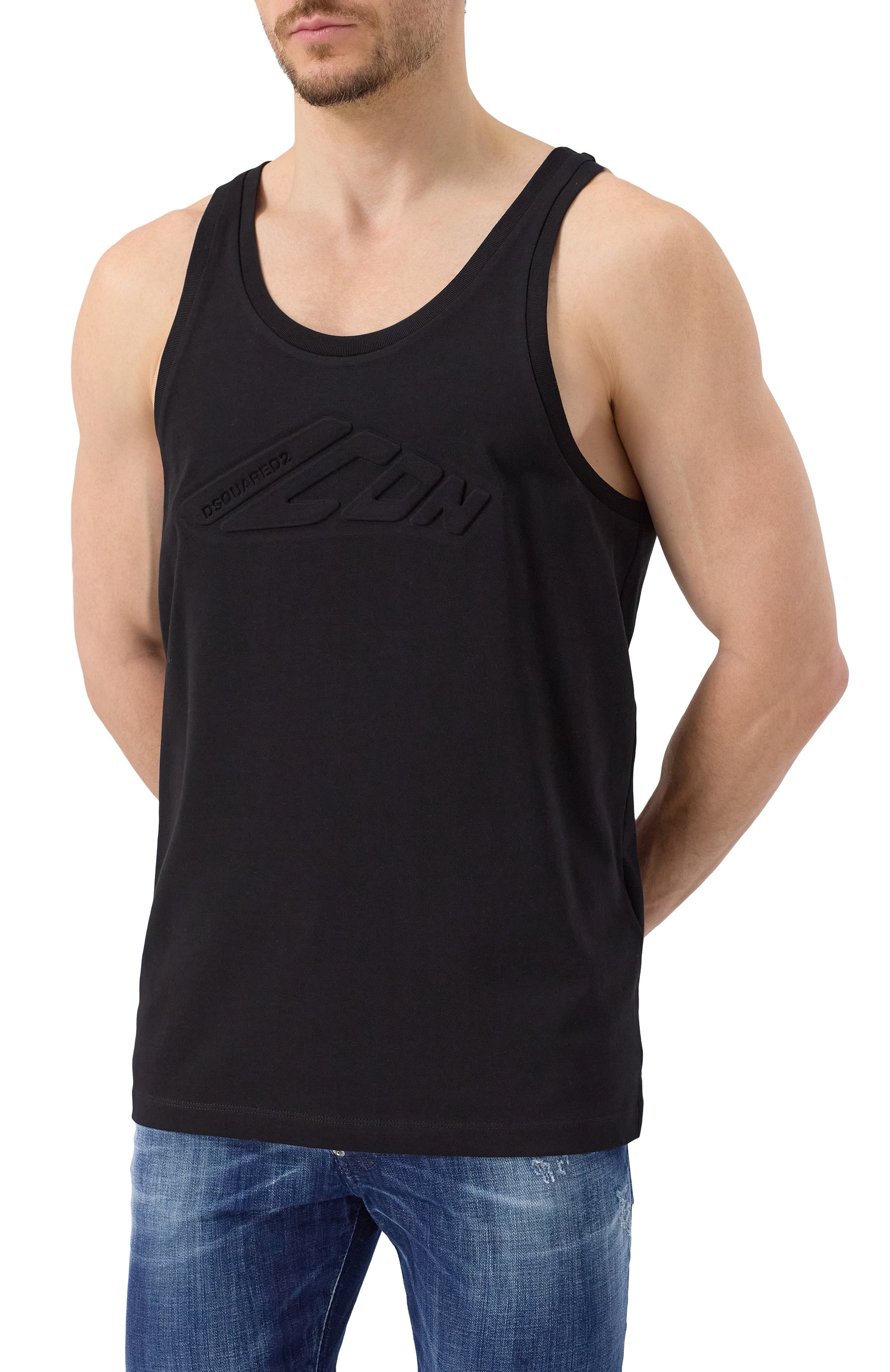 Хлопковая майка DSQUARED2, арт. S79NL0006/D20033, фото 3