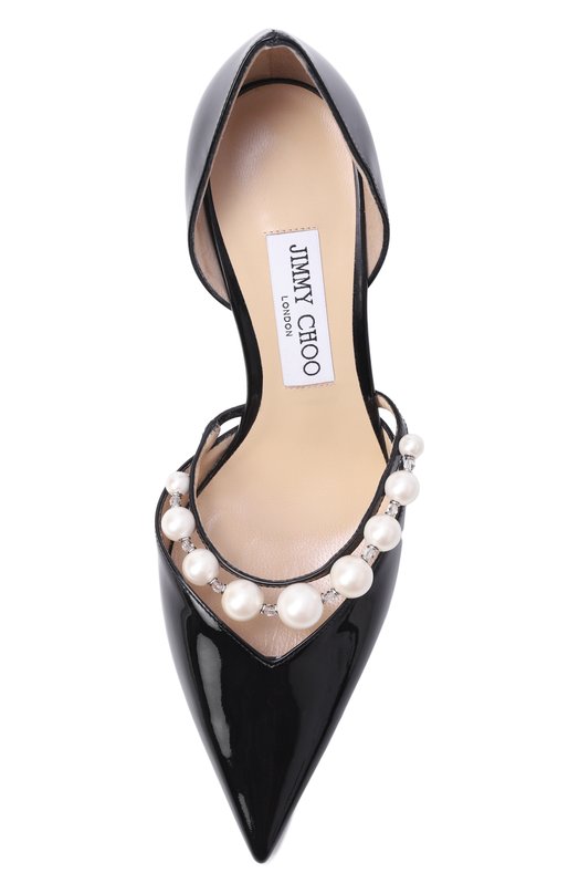 Кожаные туфли Aurelie 65 Jimmy Choo AURELIE 65/XKM Чёрный  AURELIE 65/XKM Фото 6