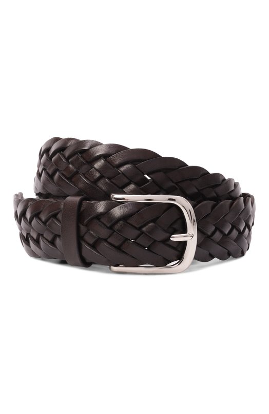 Кожаный ремень Barrett 23B607.1/INTRECCI0 FL Коричневый 23B607.1/INTRECCI0 FL