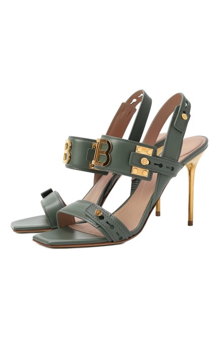 Женские кожаные босоножки b-buzz BALMAIN, арт. EN1UH086/LVIT