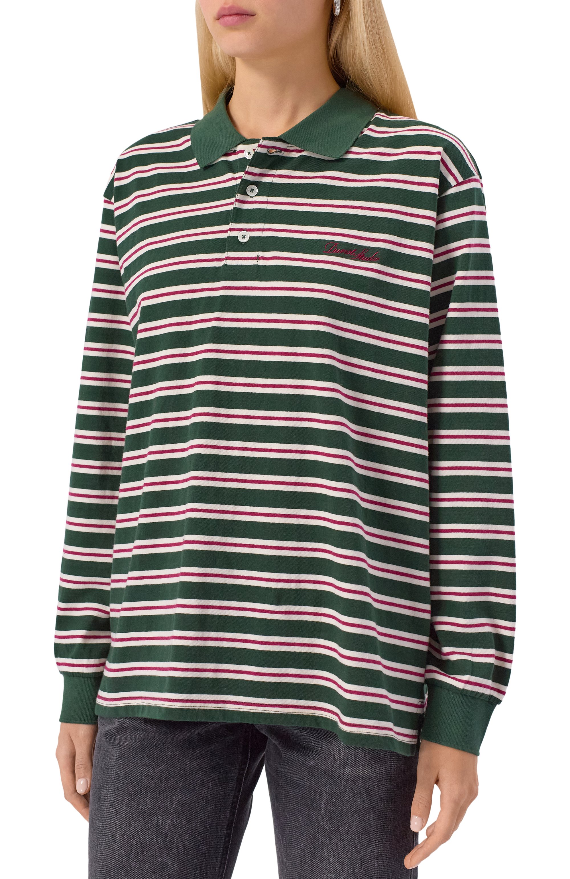 Хлопковое поло DUNST, арт. UDTS5C119E3, фото 3