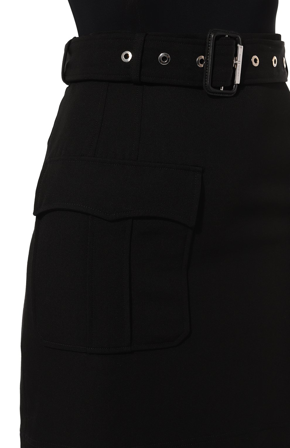 Юбка из шерсти и хлопка ALEXANDER MCQUEEN, арт. 734235, фото 5