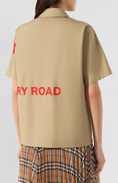 Хлопковая рубашка BURBERRY, арт. 4560518, фото 4