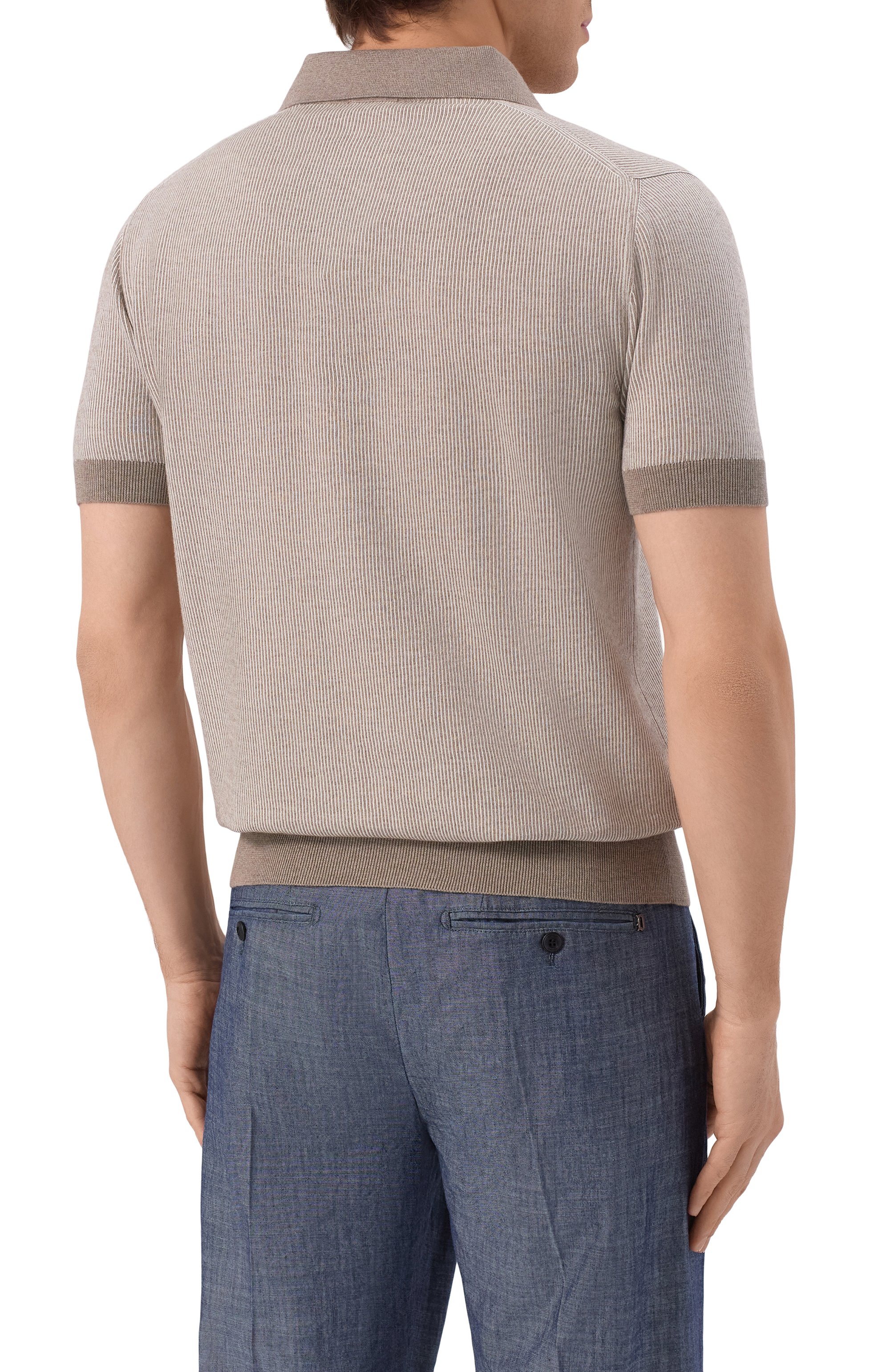 Поло из хлопка и кашемира PAUL&SHARK, арт. 25411604, фото 4