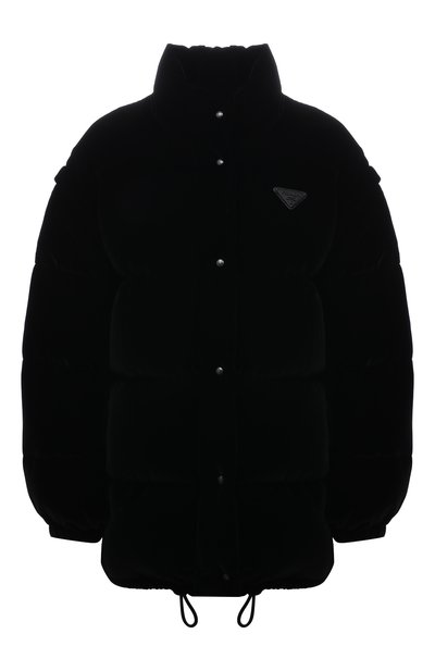 Бархатный пуховик PRADA, арт. 29X805-1XJX-F0002-202, фото 1