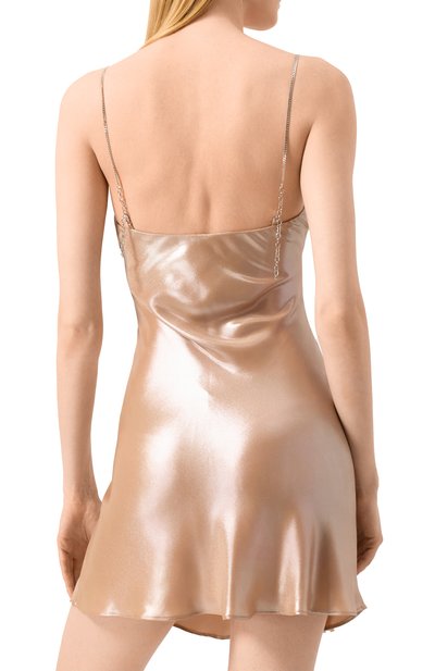 Платье DIESEL золотого цвета по цене 46200 руб., арт. A14385/0QJAR, фото 4 Платье DIESEL, арт. A14385/0QJAR, фото 4