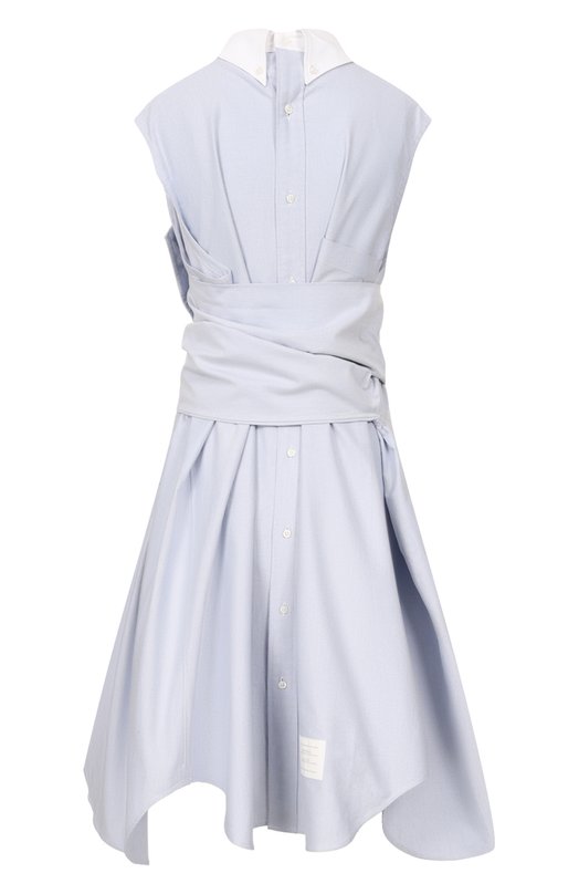 

Хлопковое платье Thom Browne, Голубой