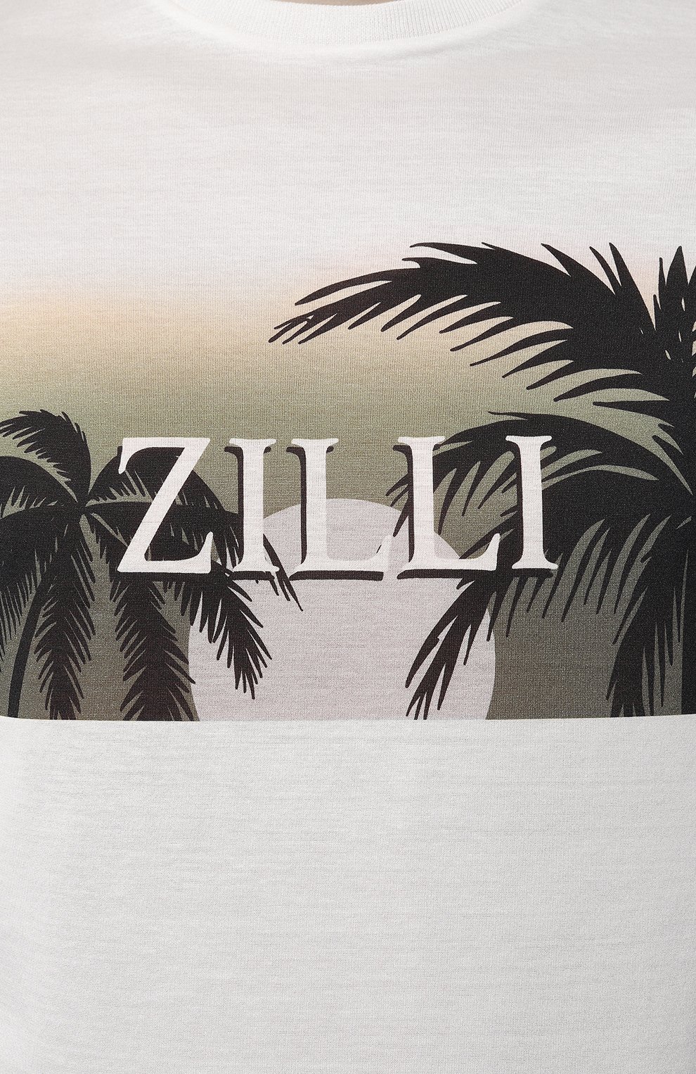 Хлопковая футболка ZILLI, арт. TSR02AM0110VZLF01, фото 5