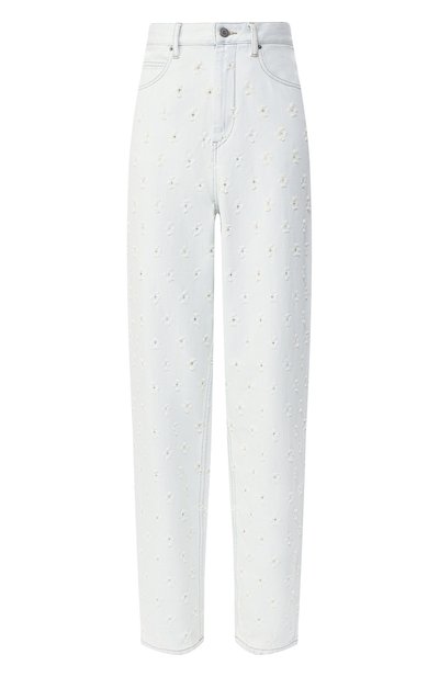 Женские джинсы с потертостями ISABEL MARANT ETOILE, арт. PA1079-19P012E/L0RNY