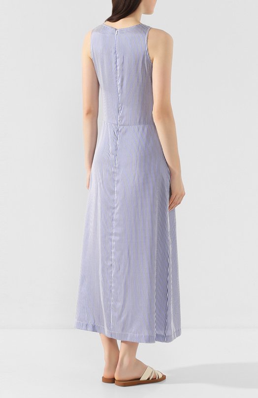 Шелковое платье Twins Florence Голубой, фото 4