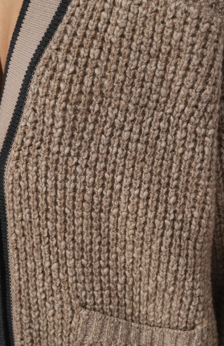 Кардиган из шерсти и кашемира BRUNELLO CUCINELLI, арт. MGY518606, фото 5