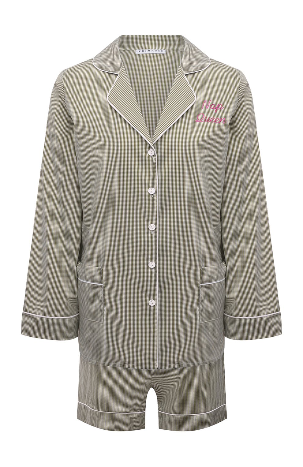 Хлопковая пижама PRIMROSE зеленого цвета по цене 15000 руб., арт. 1W.617RS.X012, фото 1 Хлопковая пижама PRIMROSE, арт. 1W.617RS.X012, фото 1