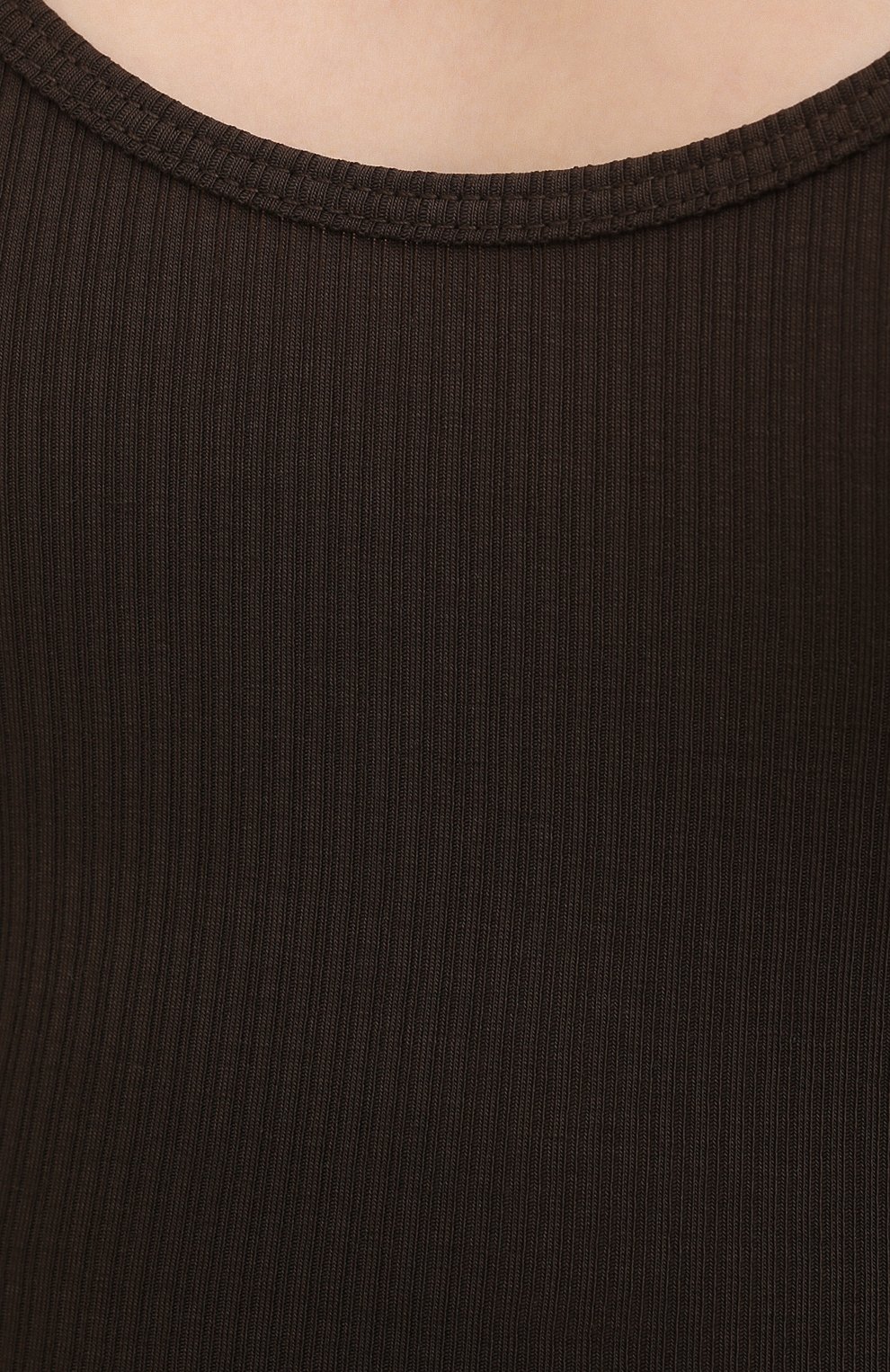 Хлопковая майка JAMES PERSE хаки цвета по цене 10400 руб., арт. WNL3102, фото 5 Хлопковая майка JAMES PERSE, арт. WNL3102, фото 5