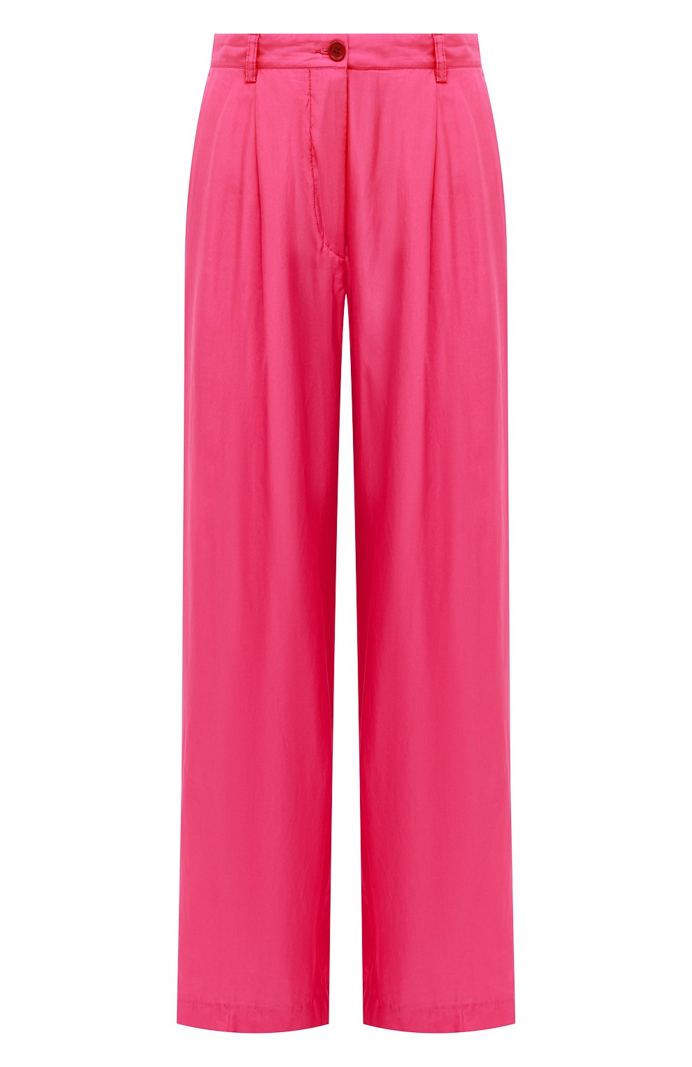 Брюки из шелка и хлопка DRIES VAN NOTEN фуксия цвета по цене 73400 руб., арт. 221-010953-4170, фото 1 Брюки из шелка и хлопка DRIES VAN NOTEN, арт. 221-010953-4170, фото 1