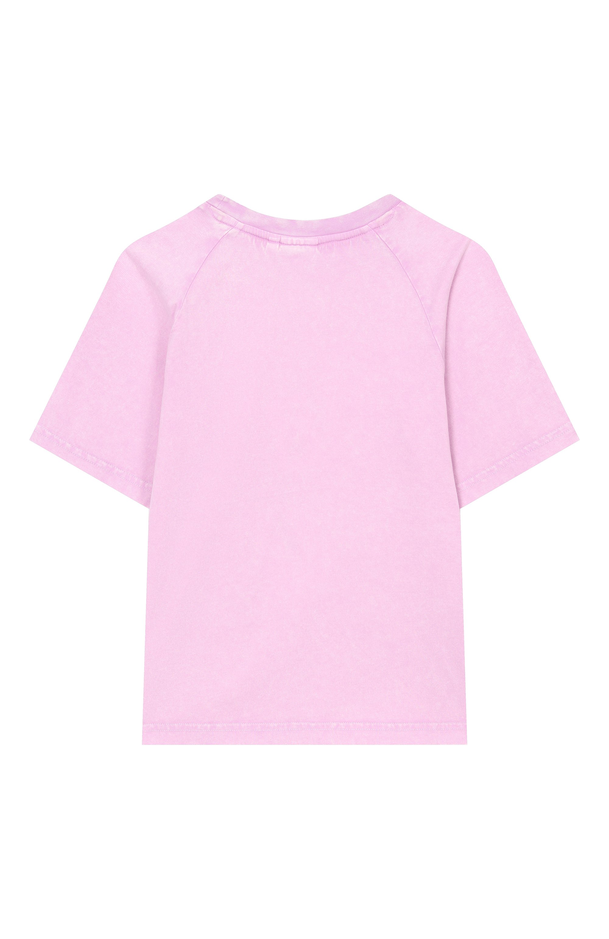 Хлопковая футболка HUGO розового цвета по цене 7715 руб., арт. G00497, фото 2 Хлопковая футболка HUGO, арт. G00497, фото 2