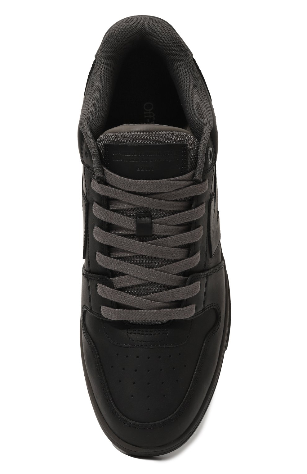 Комбинированные кеды out of office OFF-WHITE, арт. 0MIA189F24LEA00B1009, фото 6