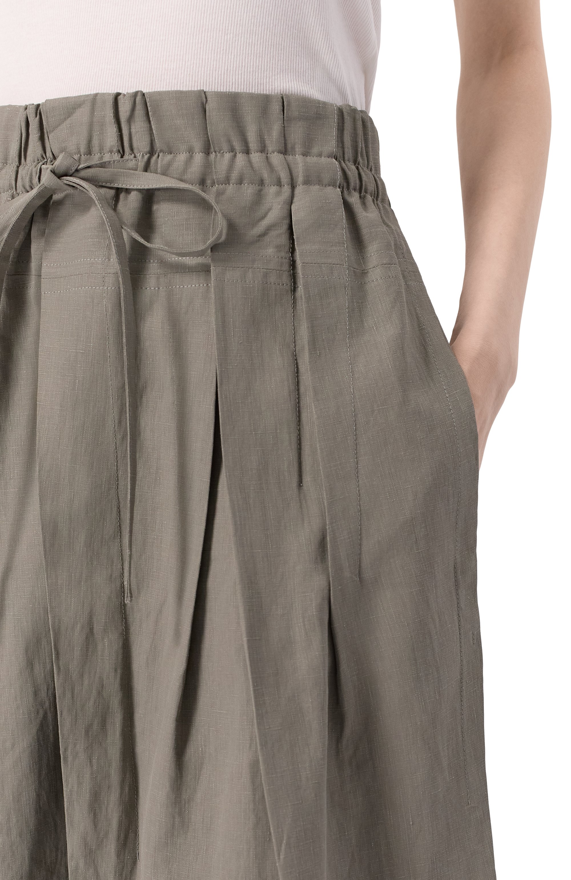 Льняные брюки JIL SANDER, арт. J02KA0221-J60001, фото 5