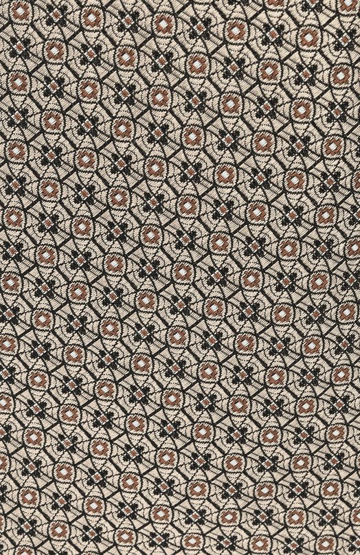 Шелковый галстук Canali 18/HJ04494 Бежевый  18/HJ04494 Фото 4