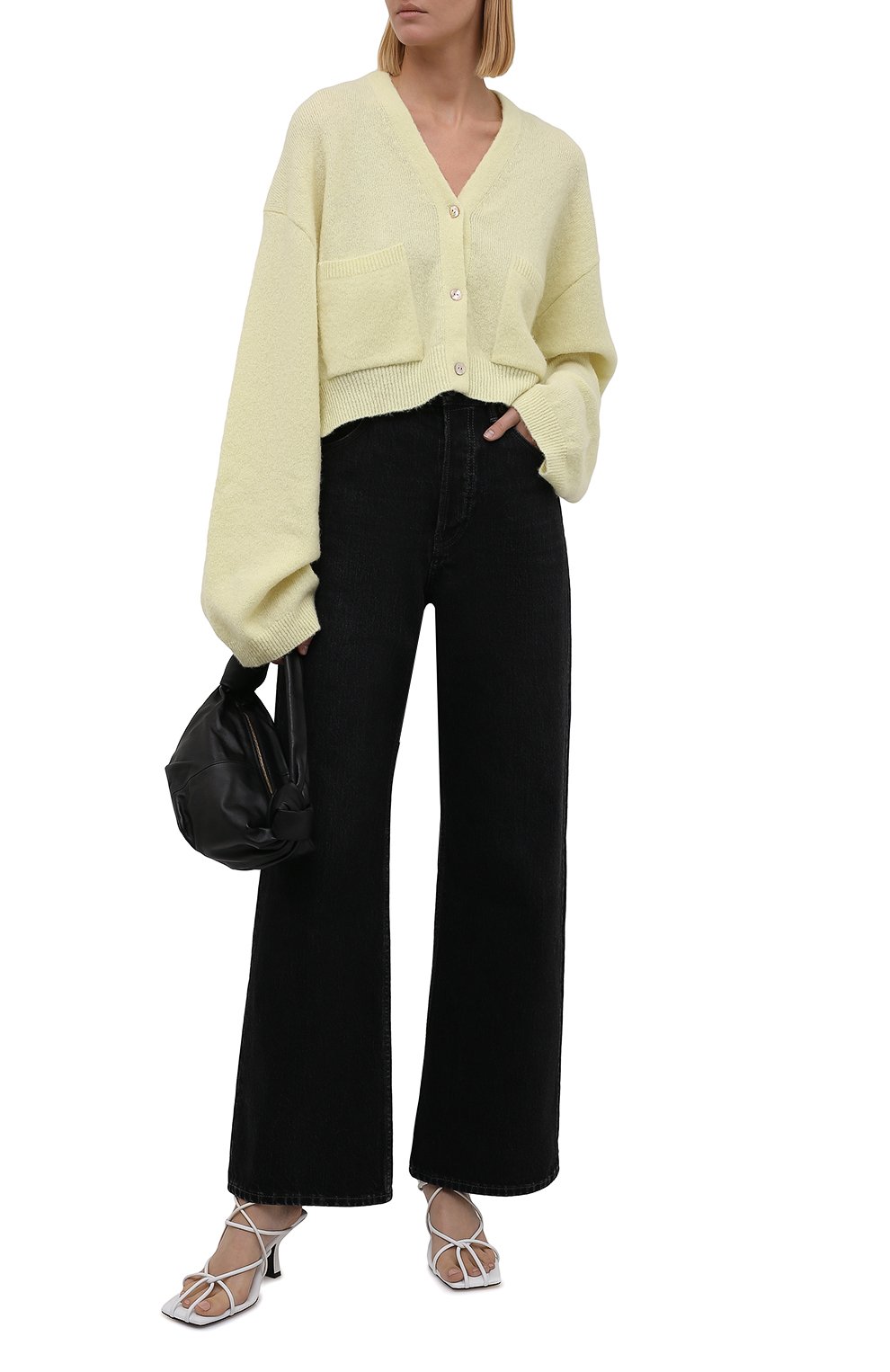 Джинсы ACNE STUDIOS темно-серого цвета по цене 24800 руб., арт. A00292, фото 2 Джинсы ACNE STUDIOS, арт. A00292, фото 2