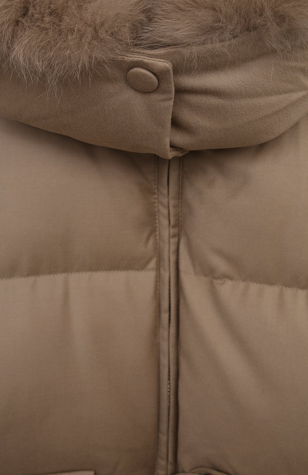 Пуховик с отделкой из песца YVES SALOMON ENFANT, арт. 23WEV003XXW02W, фото 3