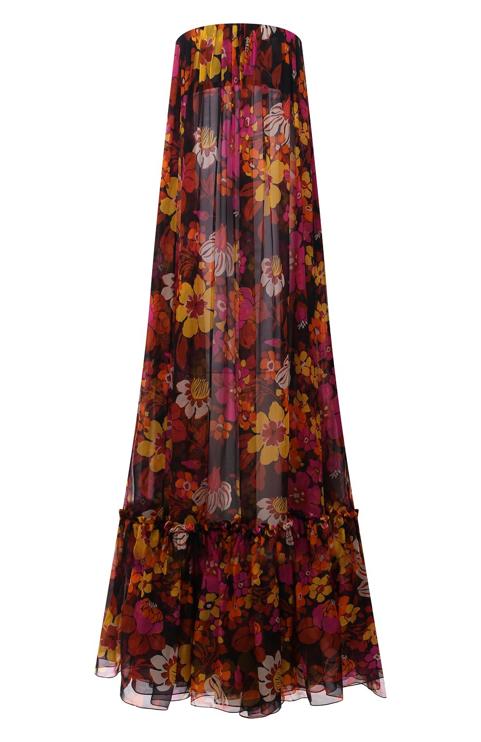 Шелковое платье SAINT LAURENT, арт. 650072/Y6C39, фото 1