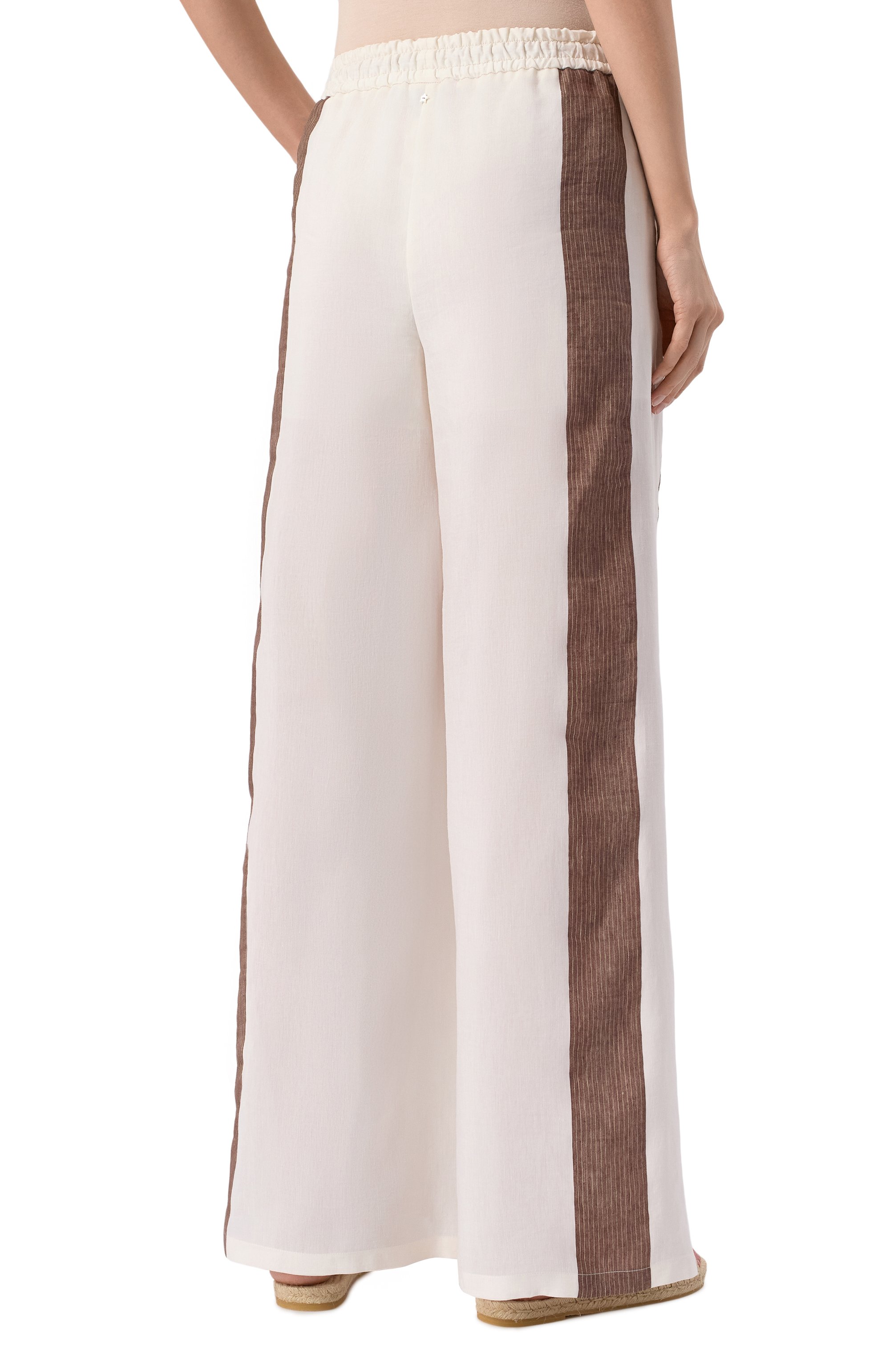 Брюки изо льна и вискозы LORENA ANTONIAZZI, арт. R2570PA31F/4937, фото 4