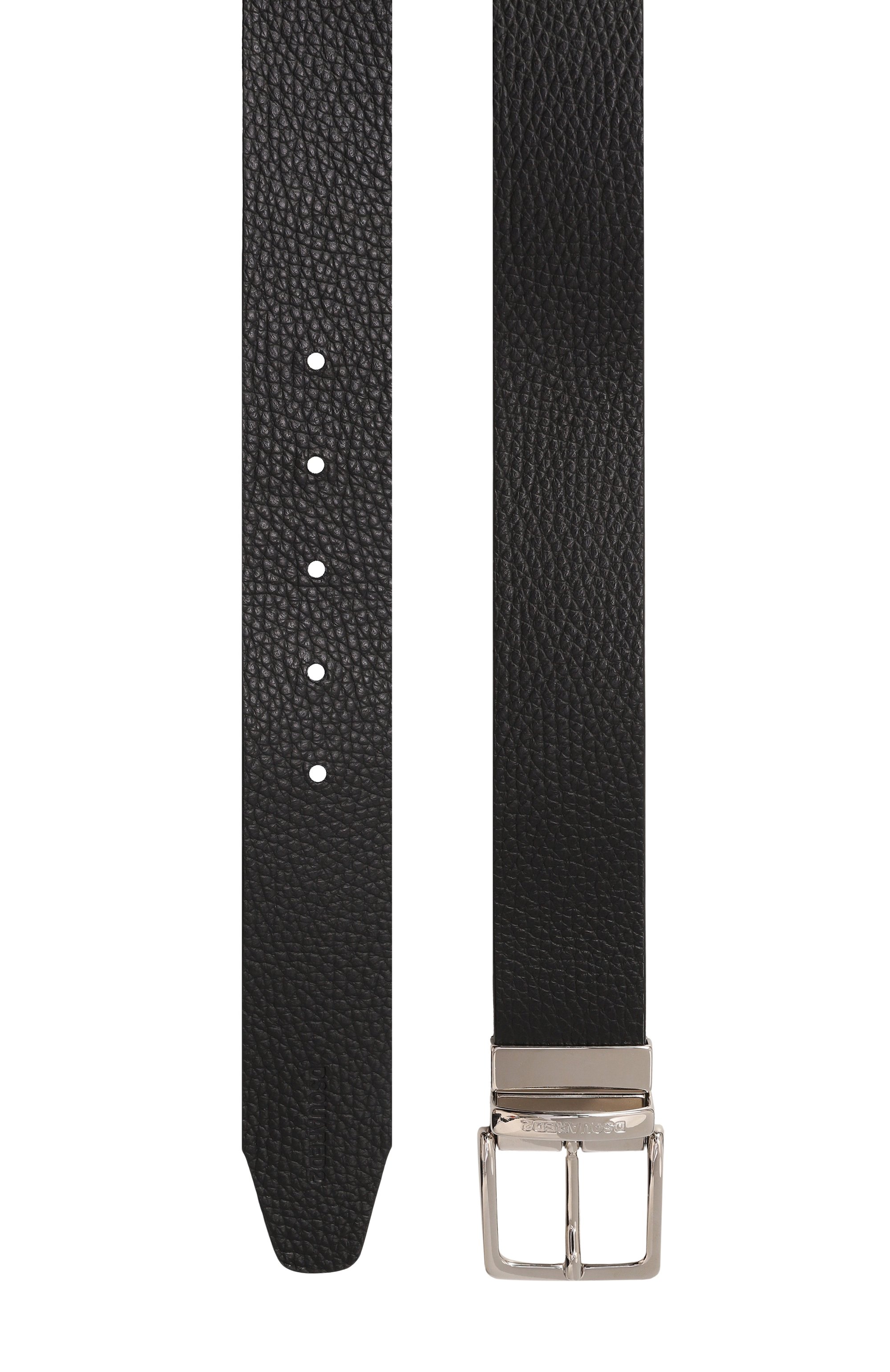 Двусторонний ремень DSQUARED2 черного цвета по цене 34700 руб., арт. BEM0659/01500001, фото 4 Двусторонний ремень DSQUARED2, арт. BEM0659/01500001, фото 4