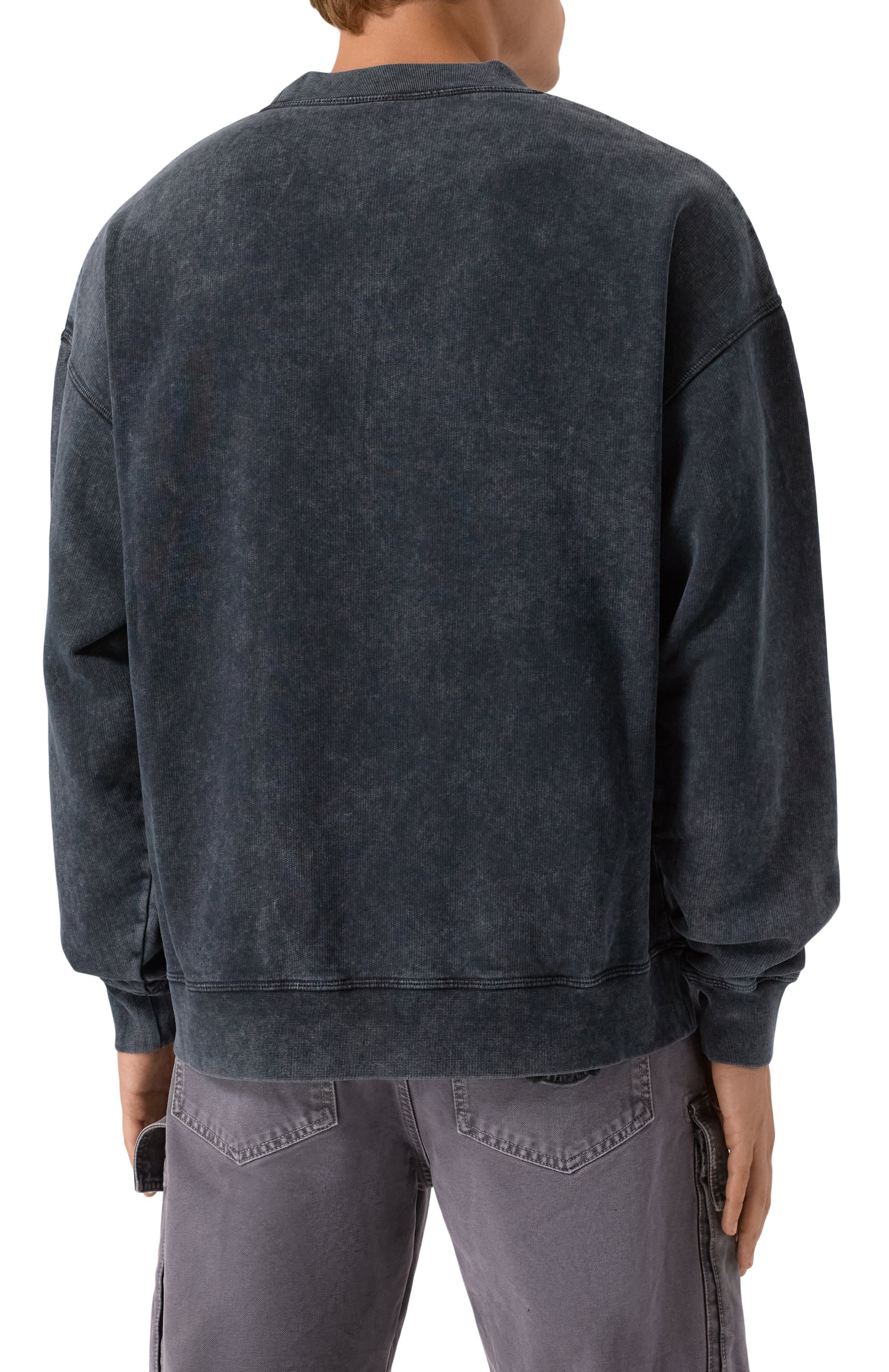 Хлопковый свитшот DSQUARED2 темно-серого цвета по цене 59950 руб., арт. S74GU0885/S25030, фото 4 Хлопковый свитшот DSQUARED2, арт. S74GU0885/S25030, фото 4