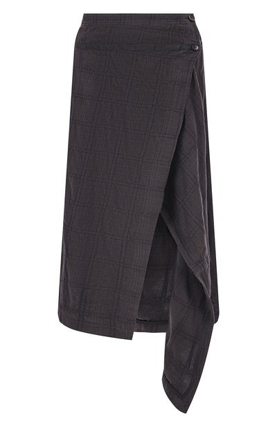 Женская юбка из шерсти и хлопка ANDREA YA'AQOV, арт. 25WT0K28/C0TT0N W00L