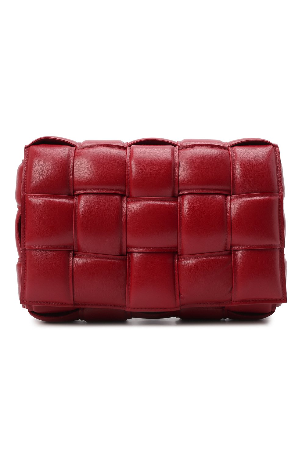 Сумка padded cassette BOTTEGA VENETA красного цвета по цене 523000 руб., арт. 591970/VCQR1, фото 1 Сумка padded cassette BOTTEGA VENETA, арт. 591970/VCQR1, фото 1