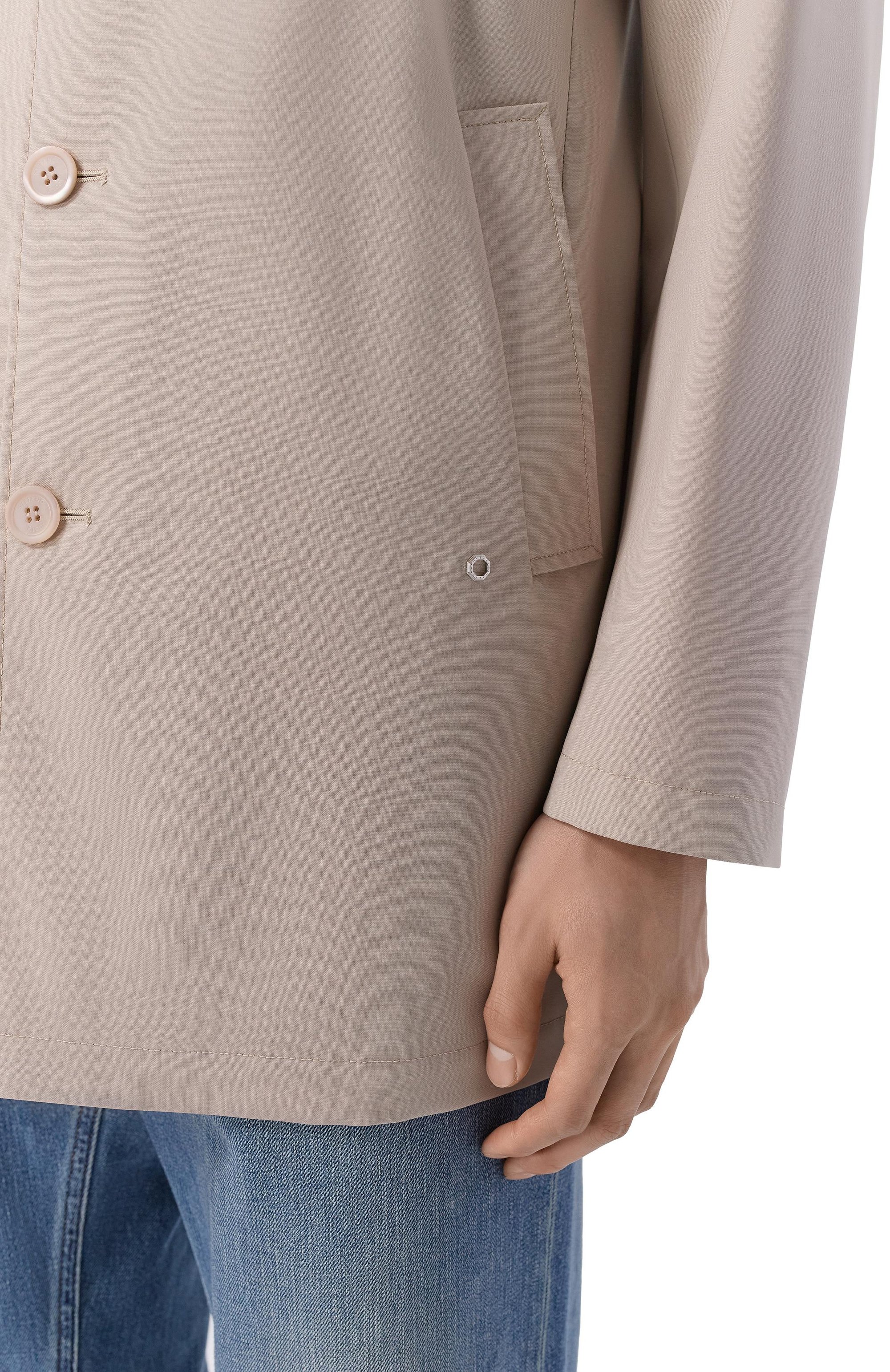 Шерстяной плащ STEFANO RICCI бежевого цвета по цене 529500 руб., арт. MDJ6100280/5612_001, фото 5 Шерстяной плащ STEFANO RICCI, арт. MDJ6100280/5612_001, фото 5