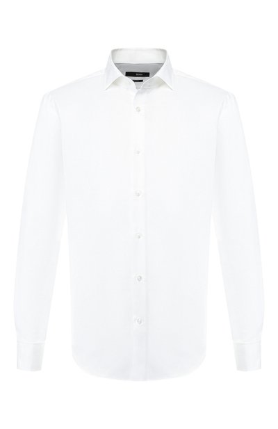 Хлопковая сорочка с воротником кент BOSS, арт. 50399683, фото 1