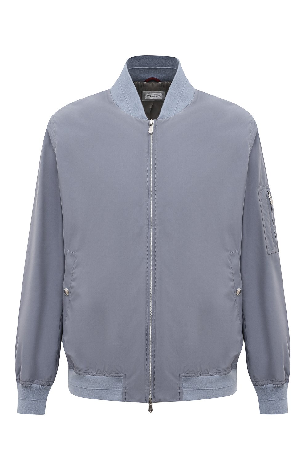 Бомбер BRUNELLO CUCINELLI голубого цвета по цене 287500 руб., арт. MD4796496, фото 1 Бомбер BRUNELLO CUCINELLI, арт. MD4796496, фото 1