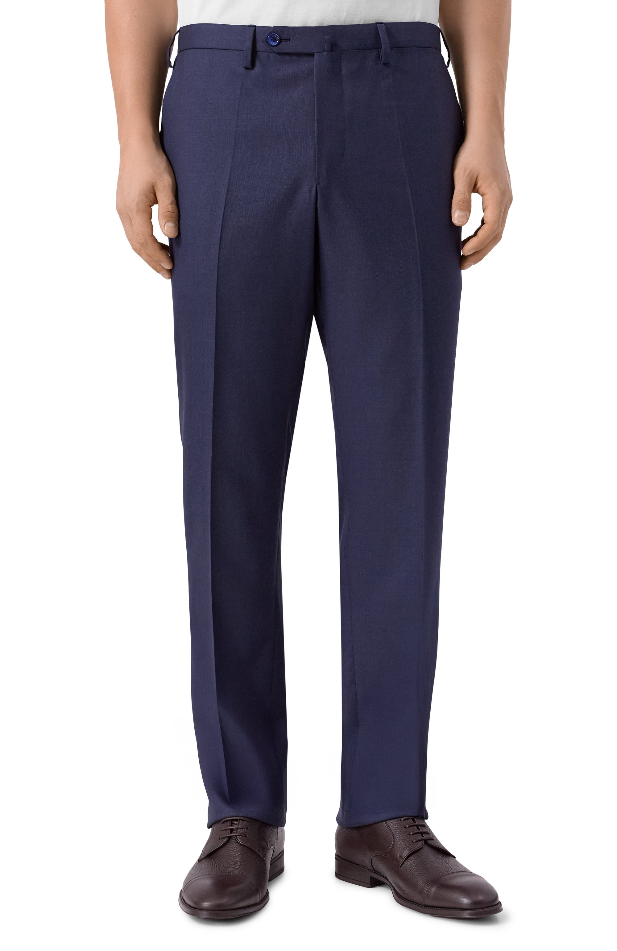 Шерстяной костюм ZILLI темно-синего цвета по цене 1210000 руб., арт. SP2B01M029740121U, фото 4 Шерстяной костюм ZILLI, арт. SP2B01M029740121U, фото 4