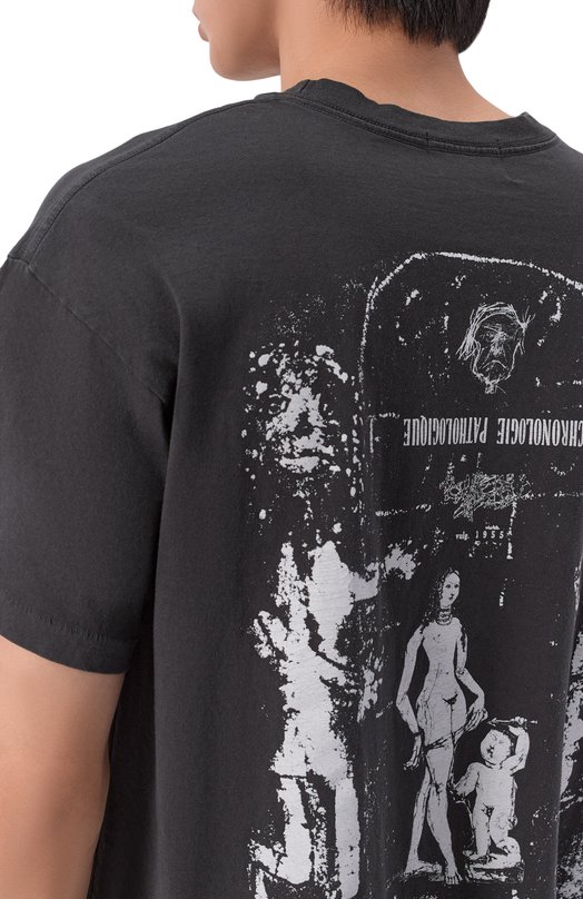 Хлопковая футболка Enfants Riches Deprimes 010-884/C0TT0N Серый  010-884/C0TT0N Фото 5