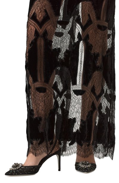 Текстильные туфли barbara 90 RENE CAOVILLA, арт. C11829-080/CRIN, фото 3