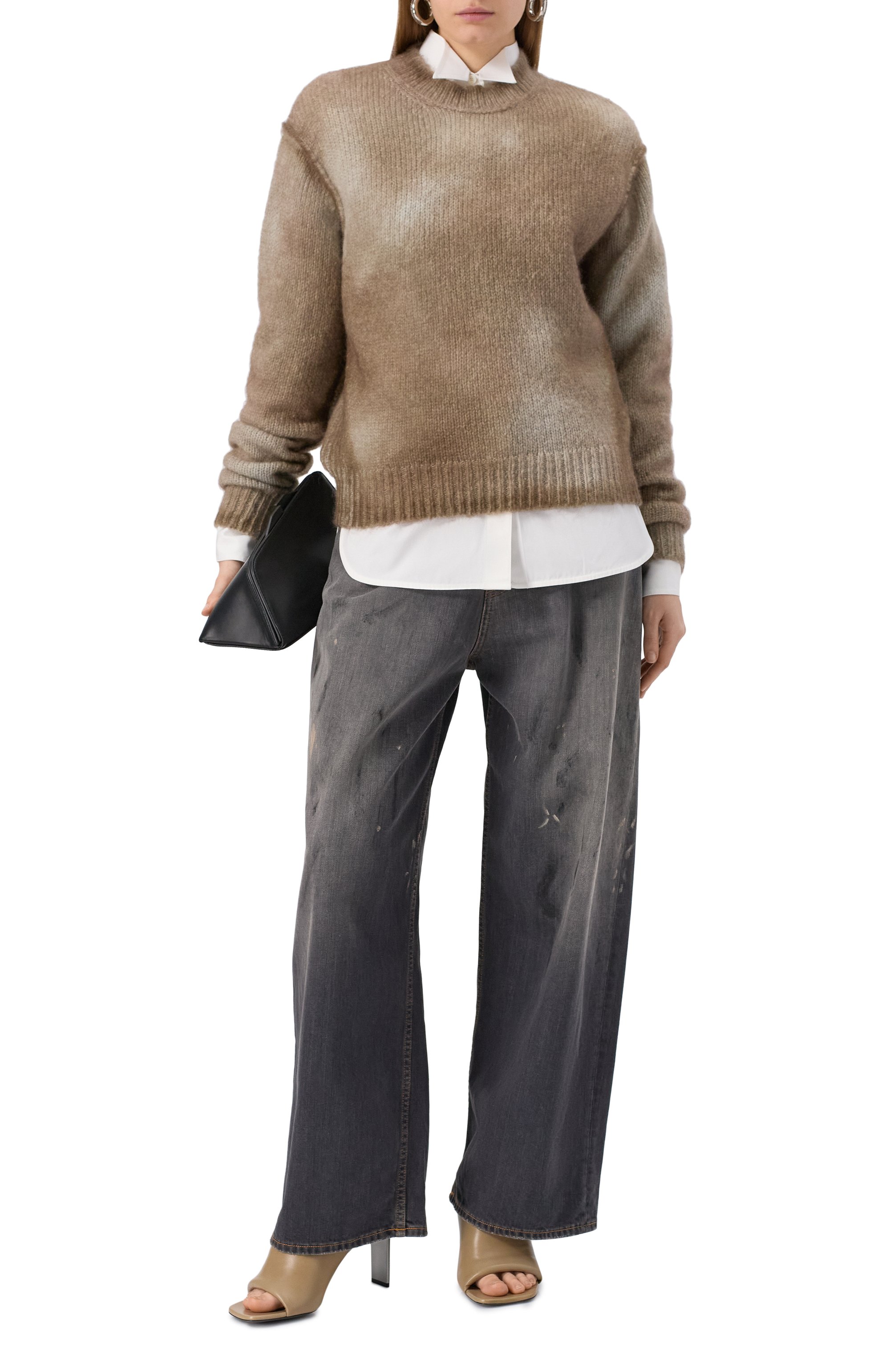 Джинсы ACNE STUDIOS черного цвета по цене 87550 руб., арт. ACNE STUDI0S 2023F FN BLACK TRAFALGAR/A00514, фото 2 Джинсы ACNE STUDIOS, арт. ACNE STUDI0S 2023F FN BLACK TRAFALGAR/A00514, фото 2