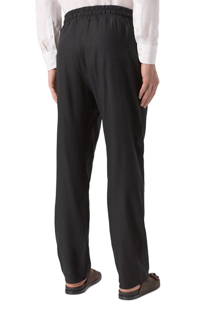 Брюки изо льна и вискозы HINNOMINATE, арт. HMABM01349, фото 4