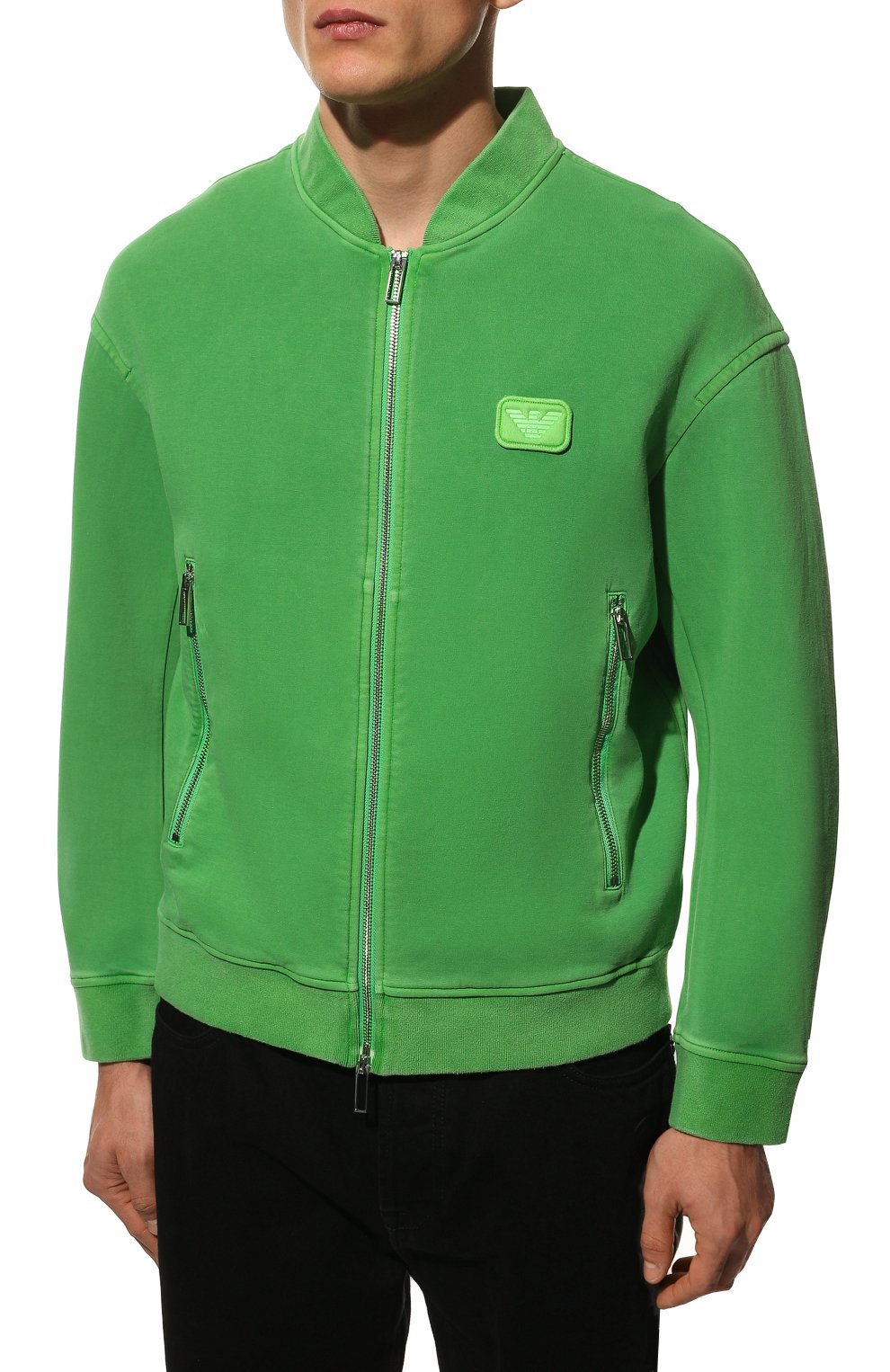 Хлопковая толстовка EMPORIO ARMANI, арт. 6L1M80/1JHSZ, фото 3