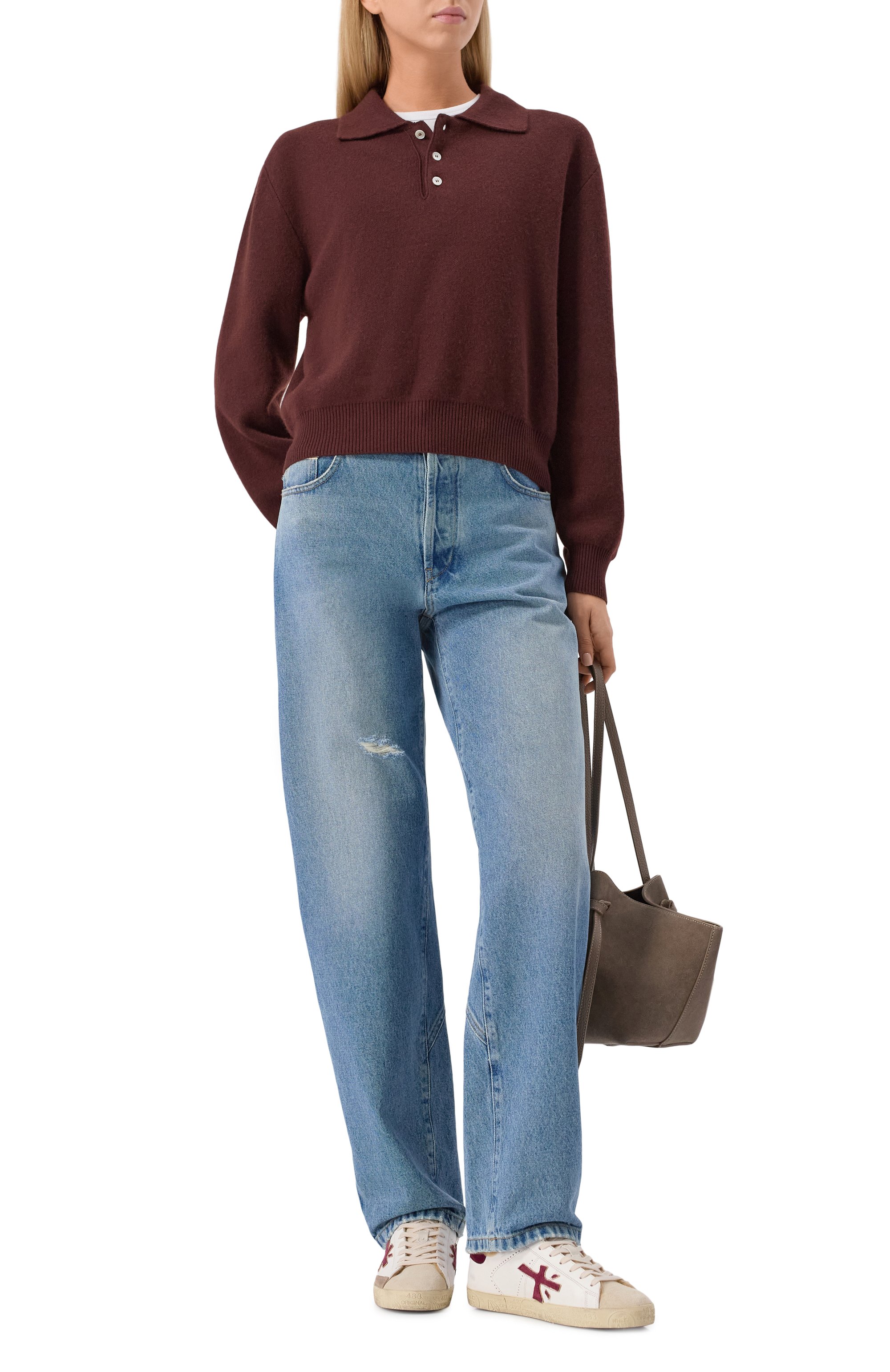 Поло из шерсти и вискозы DUNST, арт. UDSW5C106W2, фото 2