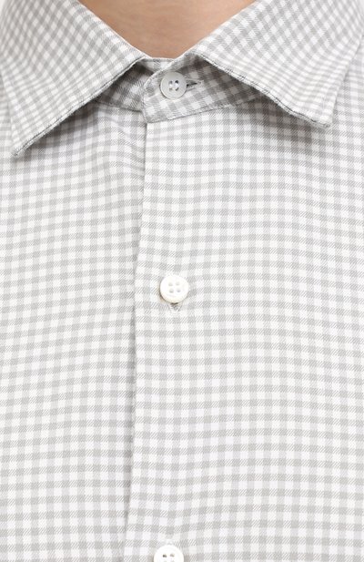 Хлопковая рубашка LORO PIANA, арт. FAL4417, фото 5